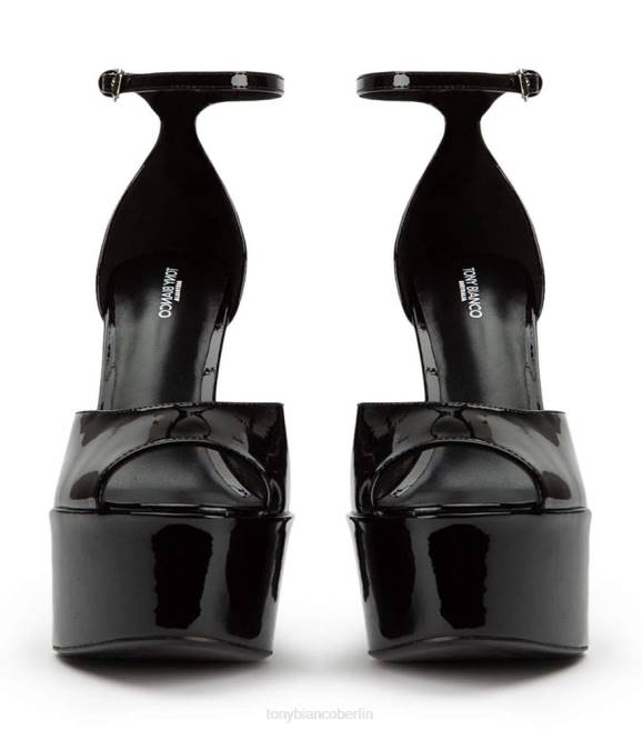 Plateau-Absätze| de Tony Bianco Frauen Jayze-Heels schwarzes Lackleder 46248